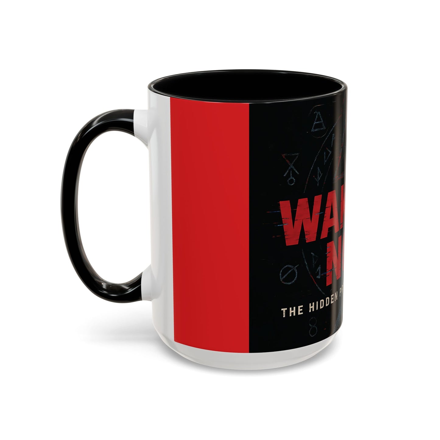 “Wake Up Now” – Hidden Protocol Accent Coffee Mug