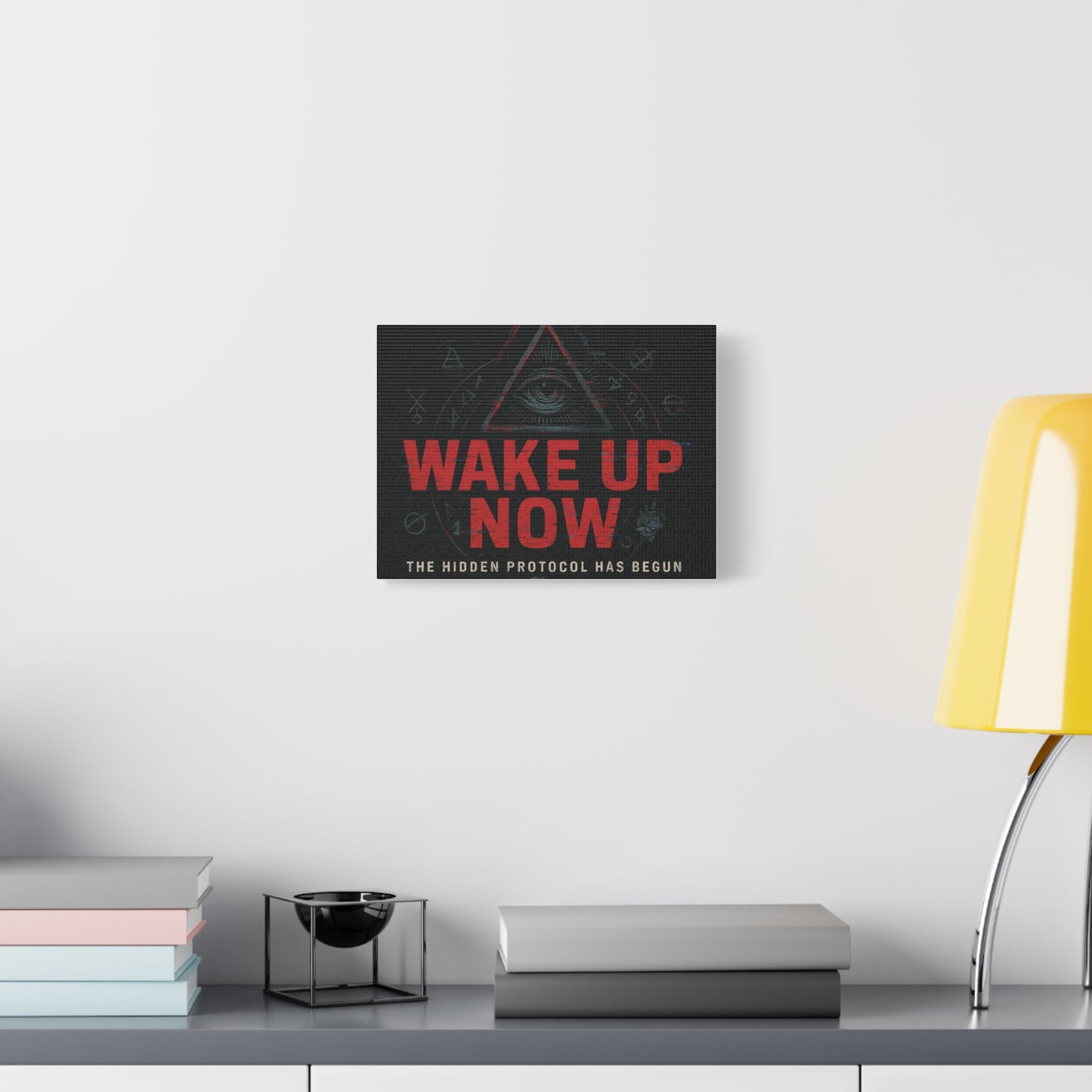 The Hidden Protocol Has Begun – All-Seeing Canvas Art