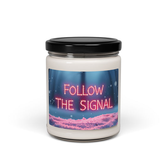 "Follow the Signal" Scented Candle - Glitchmas Holiday Collection