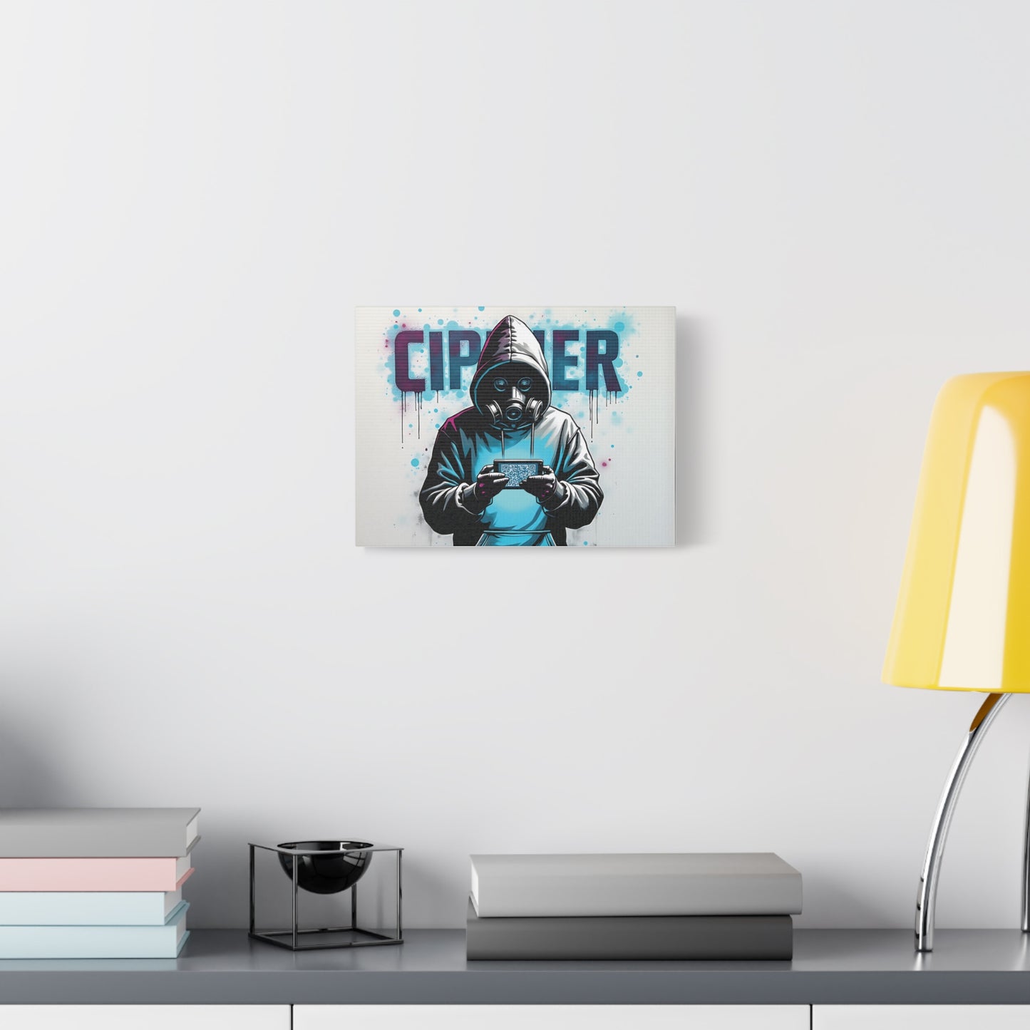 Ciphered Reality – The Hidden Protocol Matte Canvas