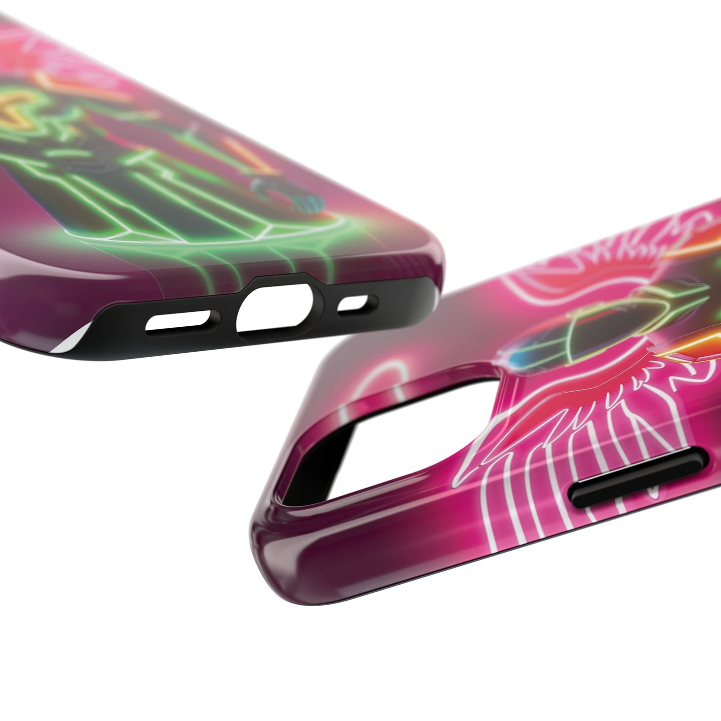 Neon Guardian  - The Hidden Protocol Phone Case