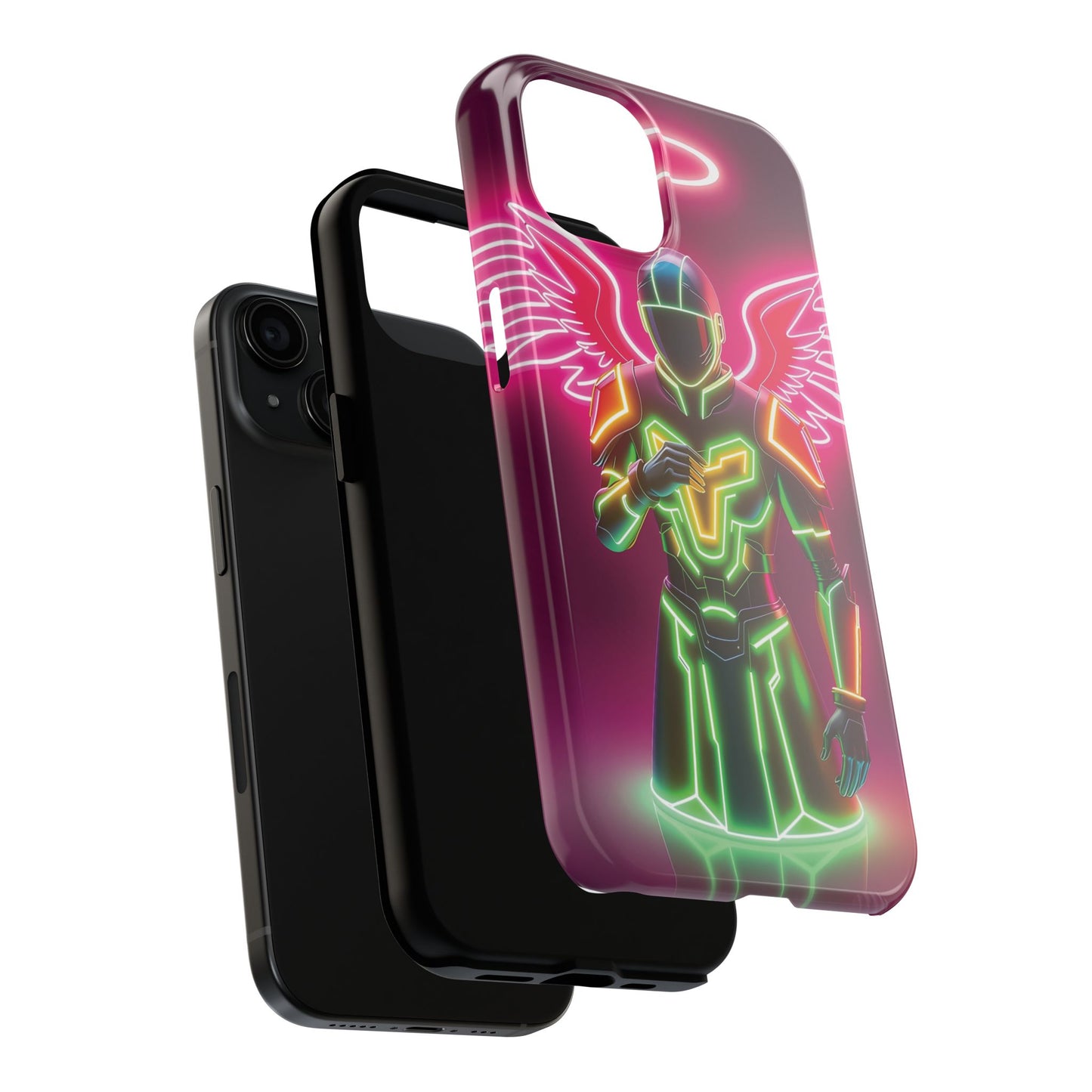 Neon Guardian  - The Hidden Protocol Phone Case