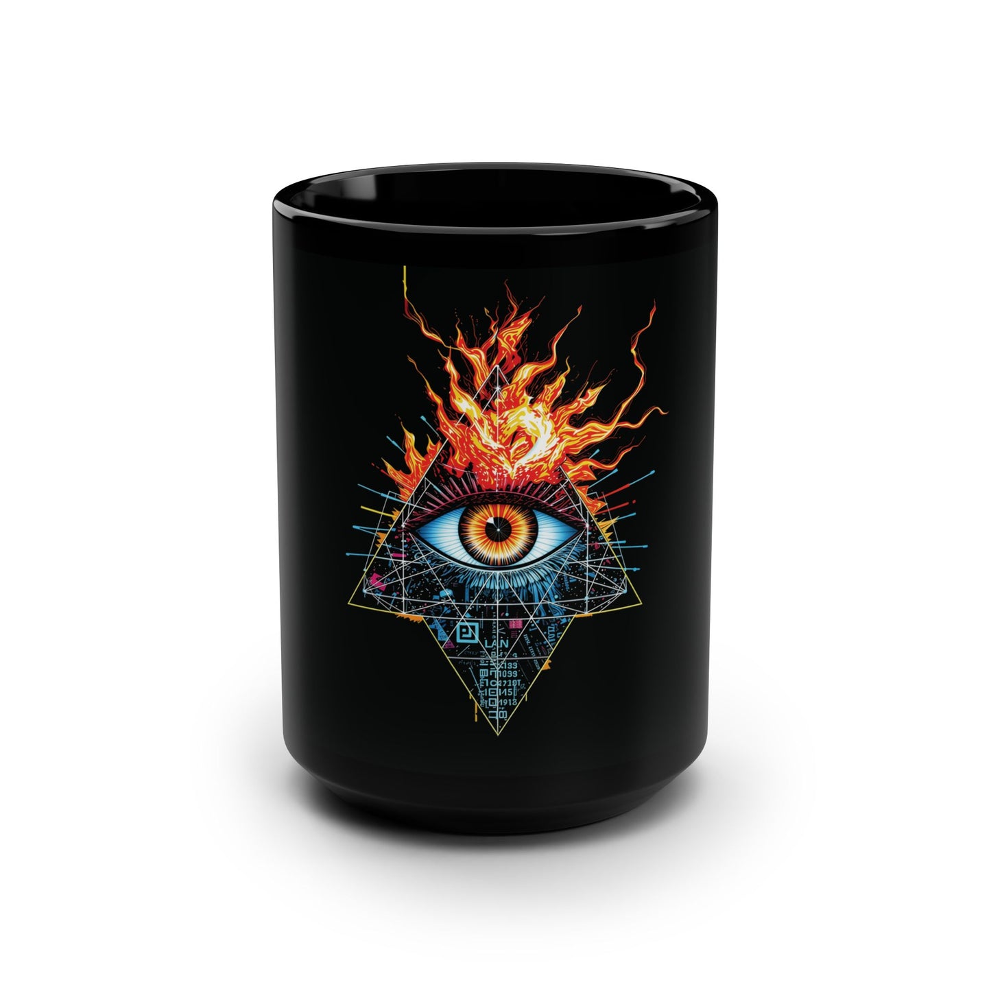 Mystical Eye - The Hidden Protocol Accent Coffee Mug