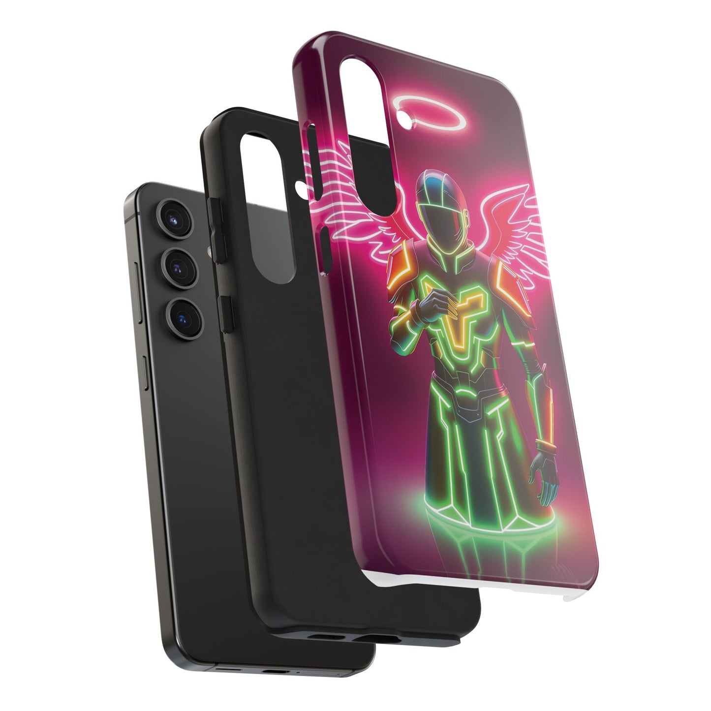 Neon Guardian  - The Hidden Protocol Phone Case
