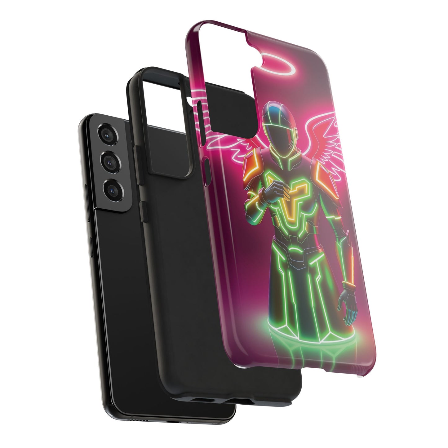 Neon Guardian  - The Hidden Protocol Phone Case