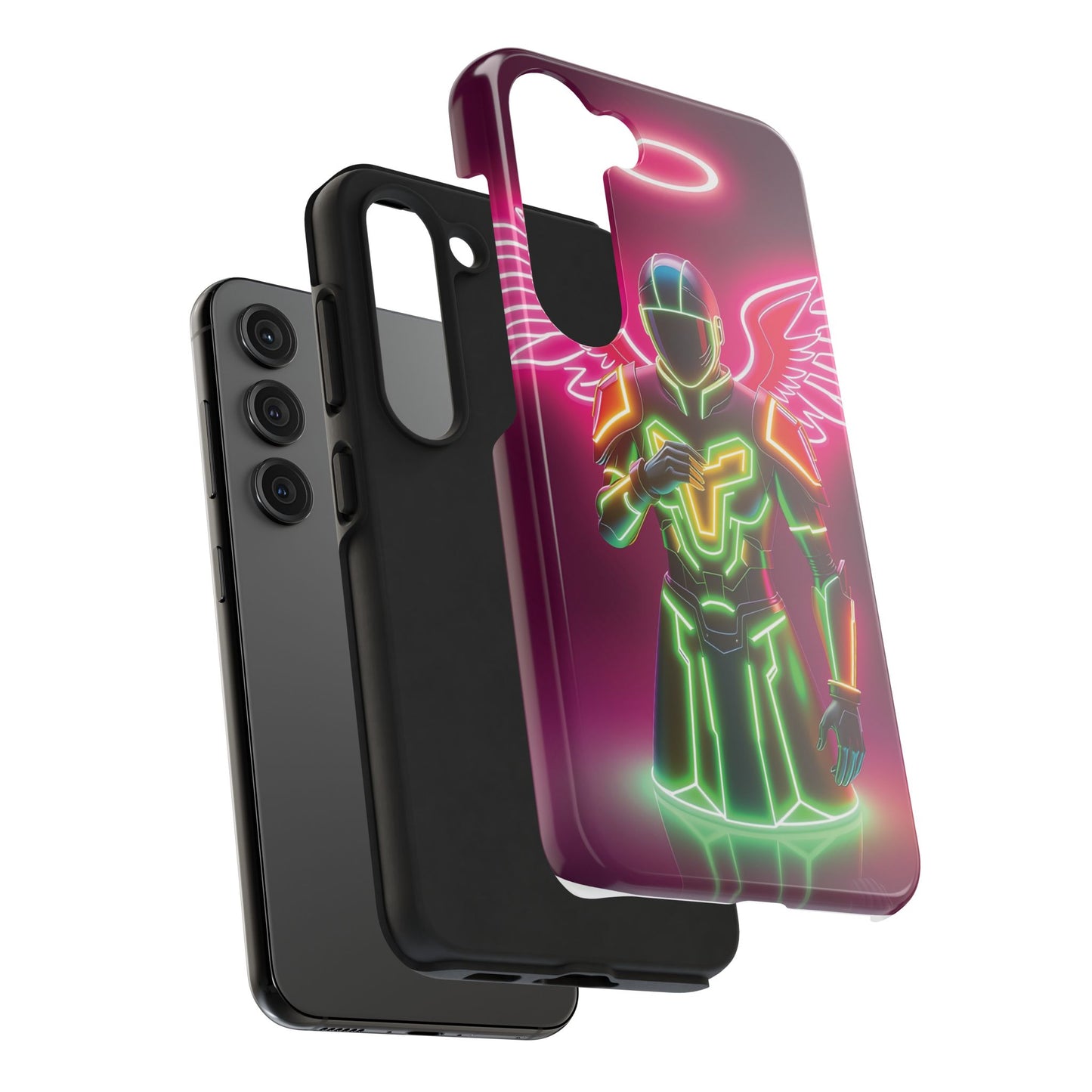 Neon Guardian  - The Hidden Protocol Phone Case