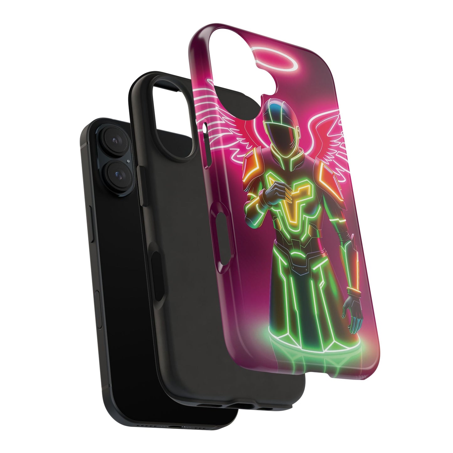 Neon Guardian  - The Hidden Protocol Phone Case