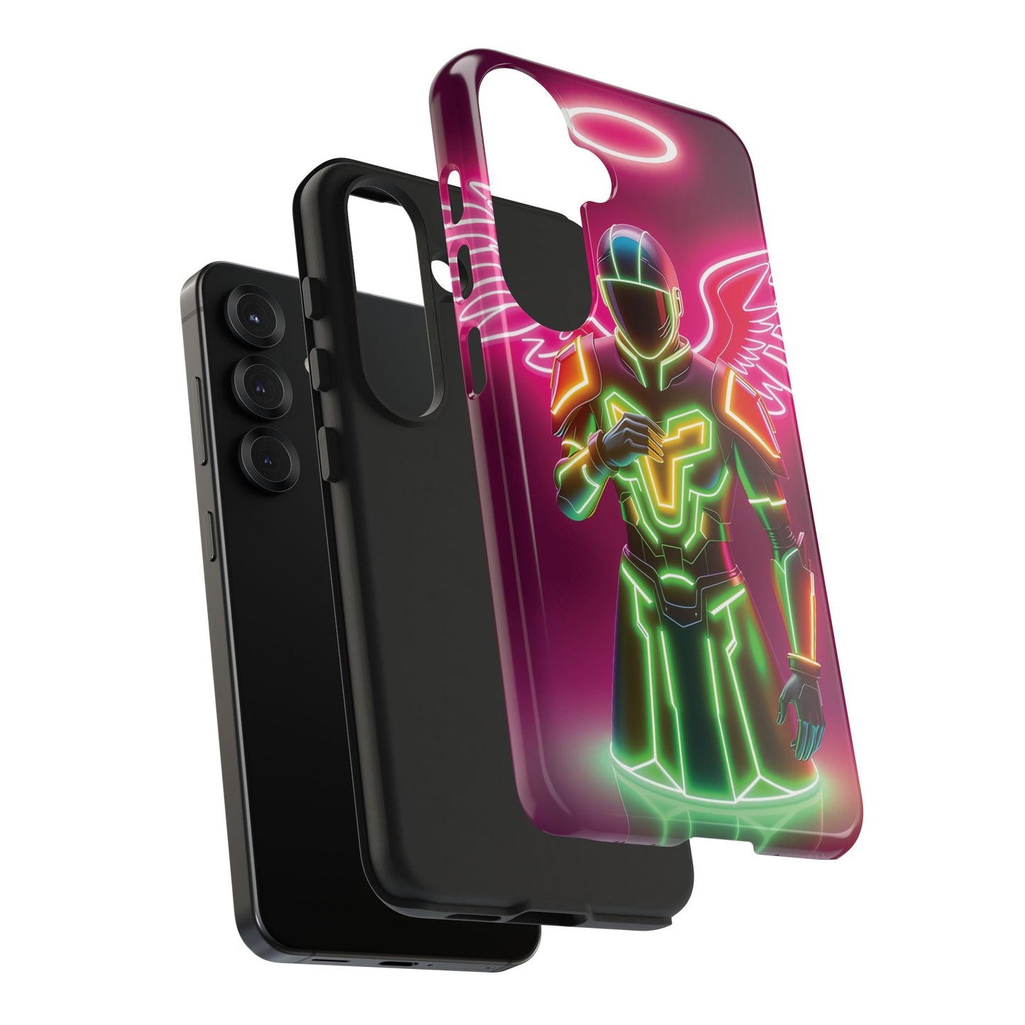 Neon Guardian  - The Hidden Protocol Phone Case