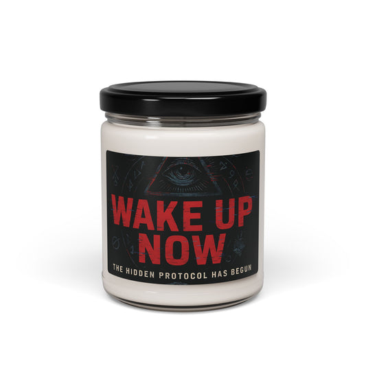 “Wake Up Now” – Hidden Protocol Scented Soy Candle